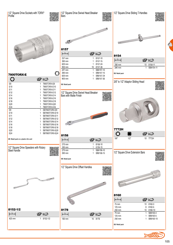 EXTENSION 1/2" 75MM 3IN HNGSEL