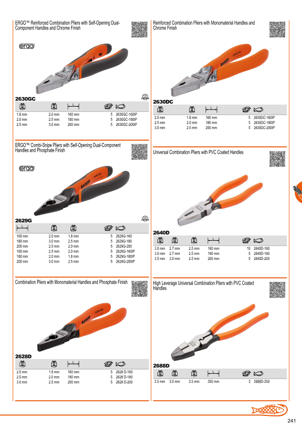COMB PLIER 2628 D-160