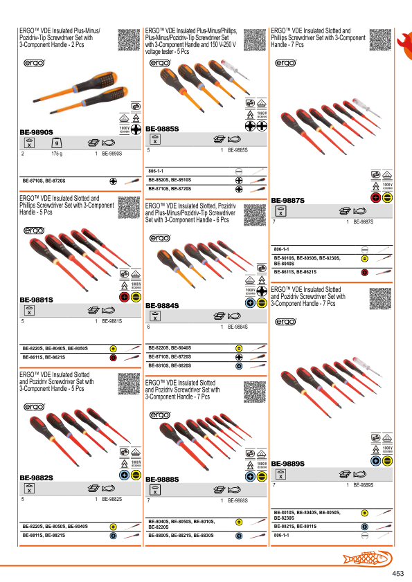 Screwdriver ERGO SET HEXBALL