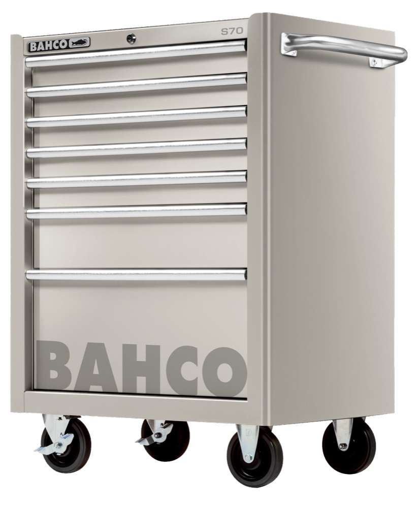 7 DR TROLLEY-STAINLESS STEEL