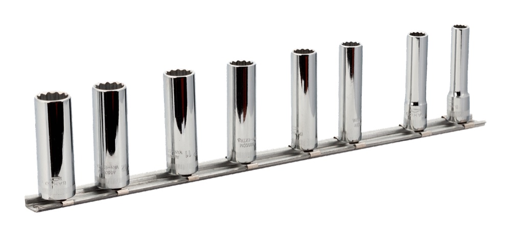 1/4 DEEP SOCKET SET ON RAILS