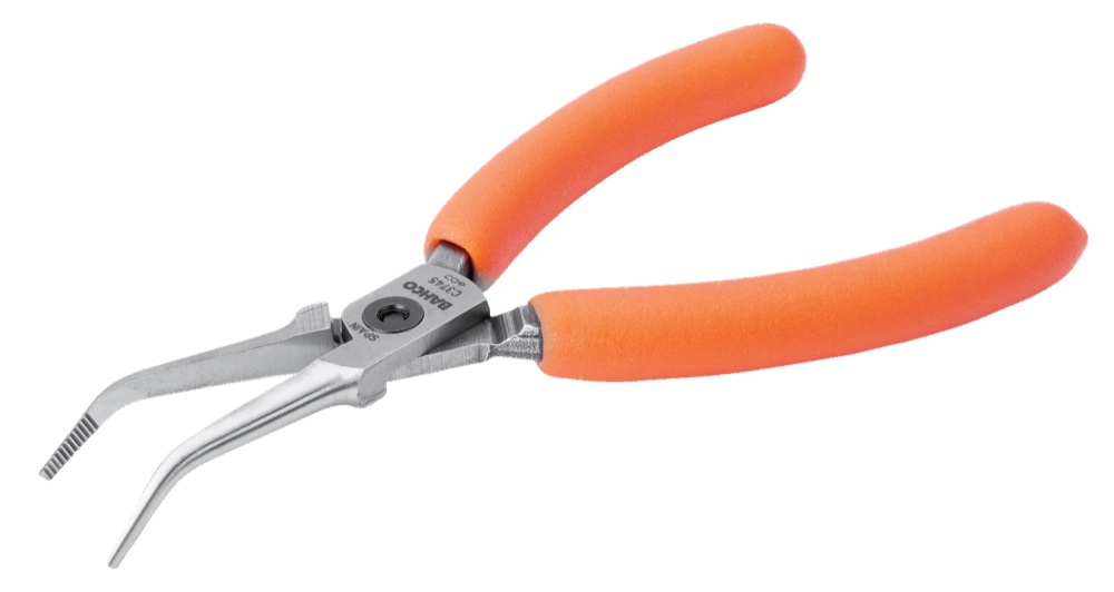 NEEDLE N PLIERS LONG BENT TIP