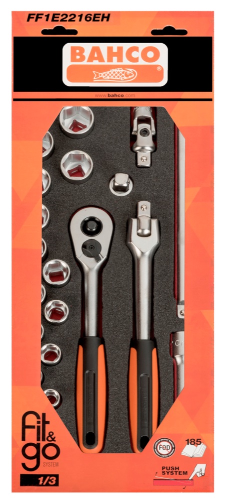 1/2" SOCKETS 24PCS W/HANGER