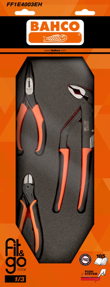 PLIERS 3 PCS W/HANGER