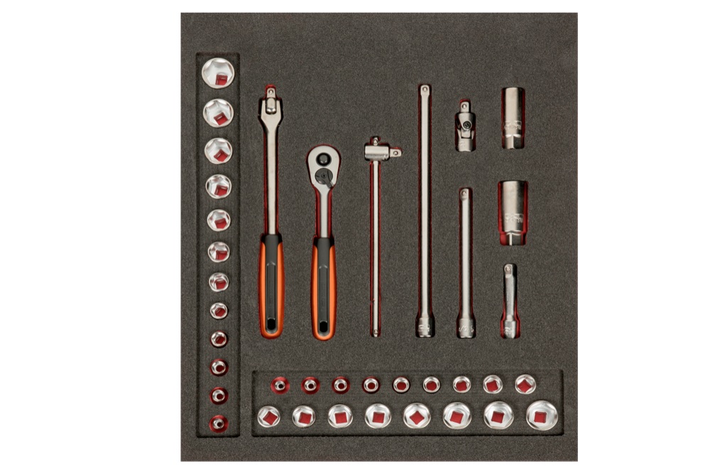 3/8"SOCKET SET, 38 PCS 2/3