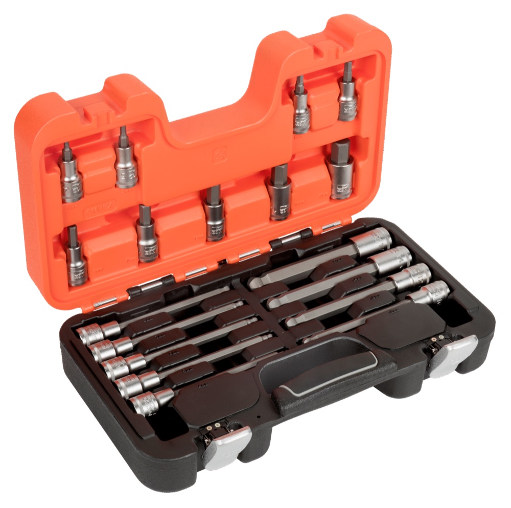 SET 1/2"SOCK HEXBITS LONGSHORT