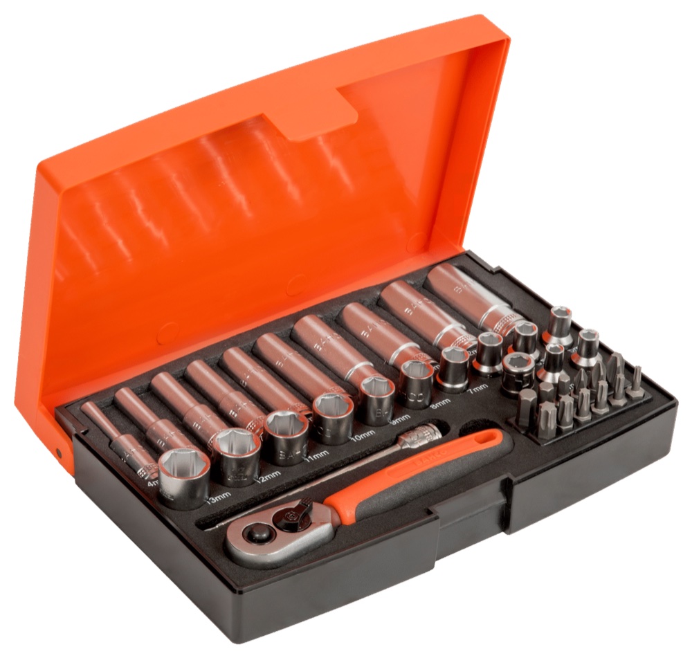 SOCKET SET 1/4 STD+DEEP