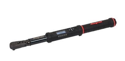 Snap-on 3/8" Drive TechAngle® 活動式電子扭力扳手（5-135 ft-lb）（黑色/紅色）