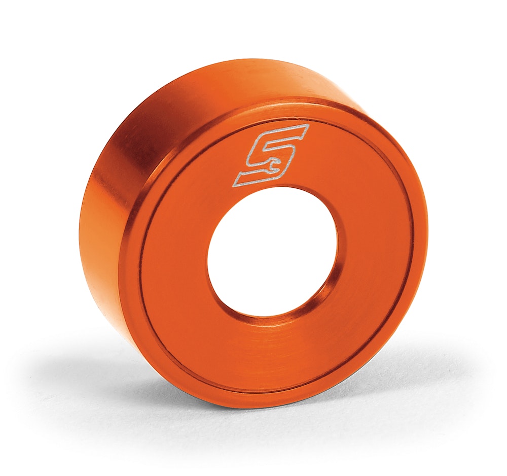 LOCK CAP 5PK ORANGE