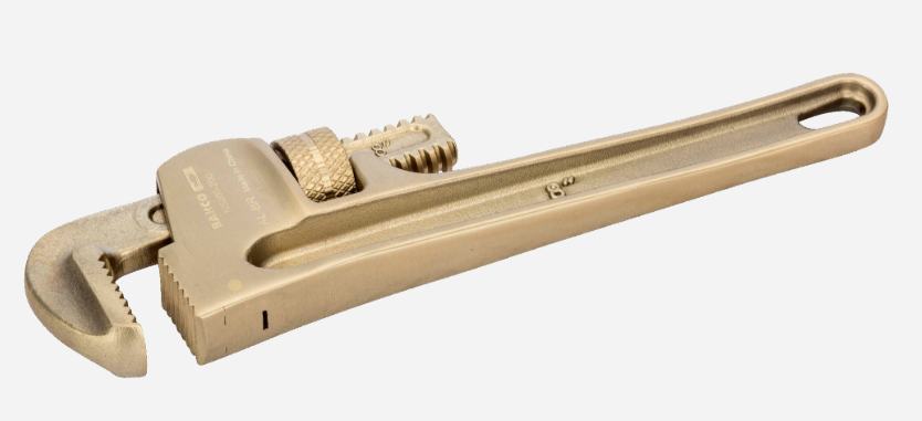 NS PIPE WRENCH AL-BR 12"-300