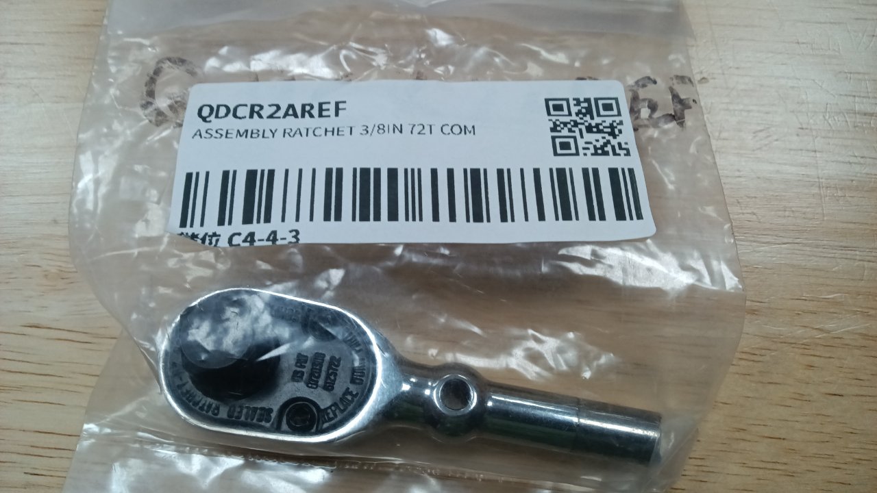 ASSEMBLY RATCHET 3/8IN 72T COM