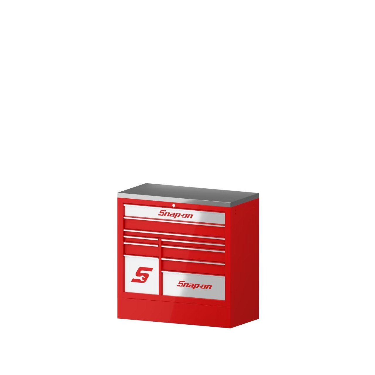 SNAP-ON 系統櫃 40吋 10抽工具櫃 紅 僅下櫃