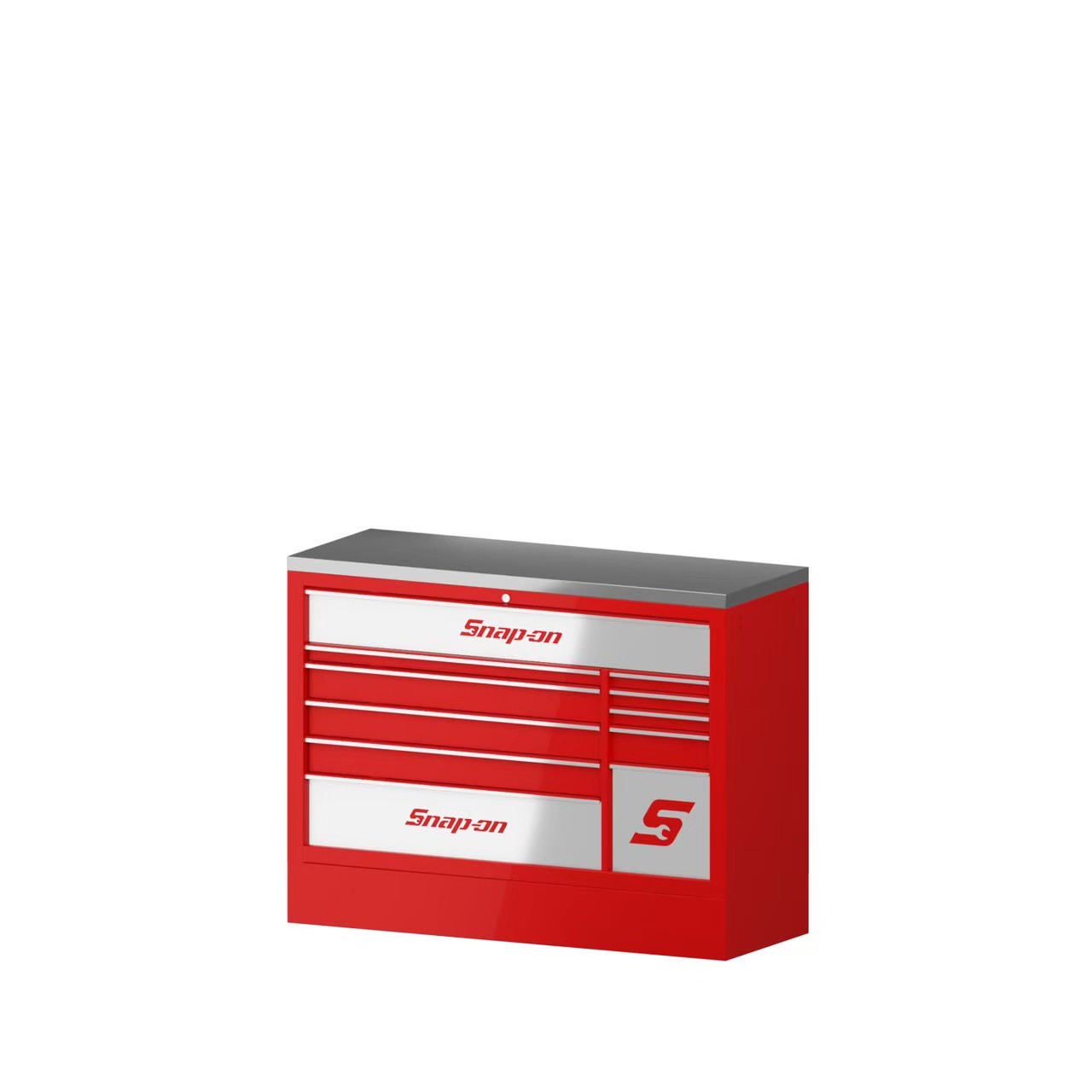 SNAP-ON 系統櫃 53吋 11抽工具櫃 紅 僅下櫃