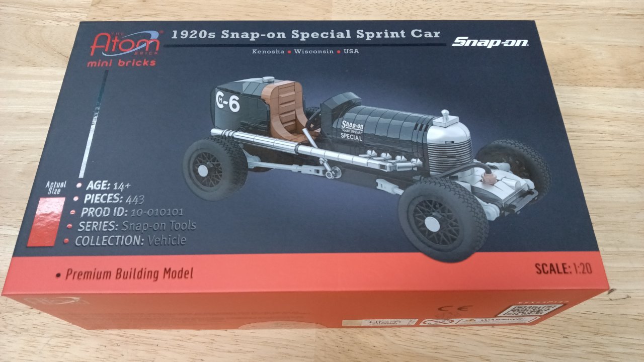 Snap-on Atom Brick積木模型車