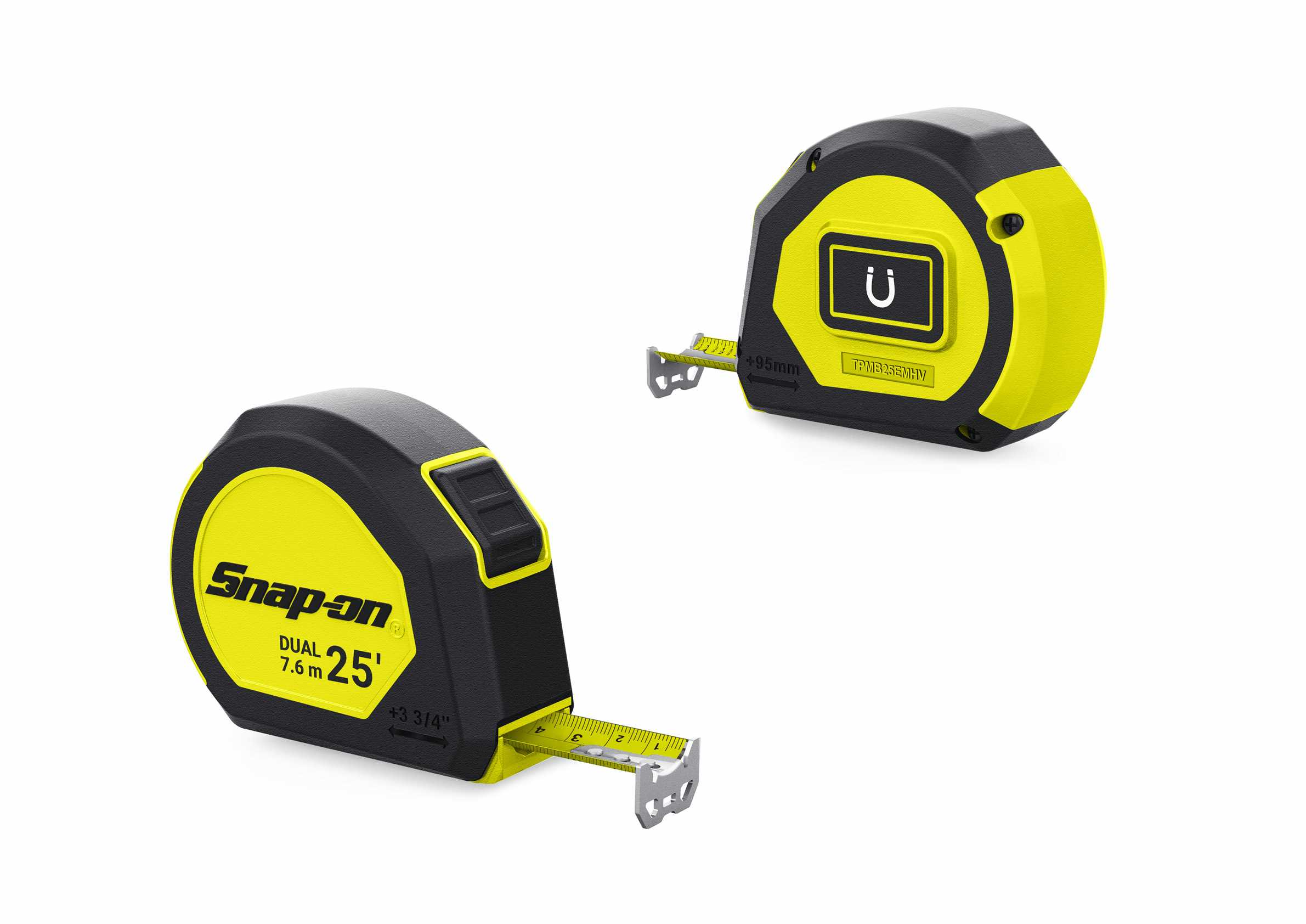 25' SAE/Metric Tape Measure (Hi-Viz)